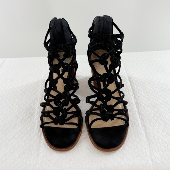 Vince Camuto Cage Karika Black Sandal with Block Heel size 7 women’s - Picture 14 of 16